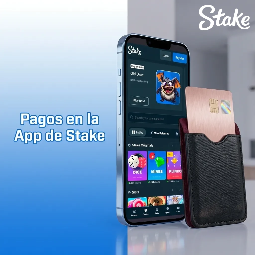 Stake app payment interface showing cryptocurrency options including BTC, ETH, and other digital currencies